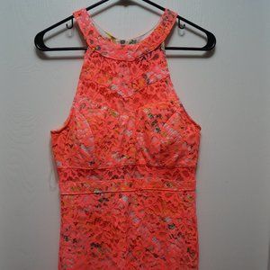 Windsor Lace Cutout Cocktail Dress